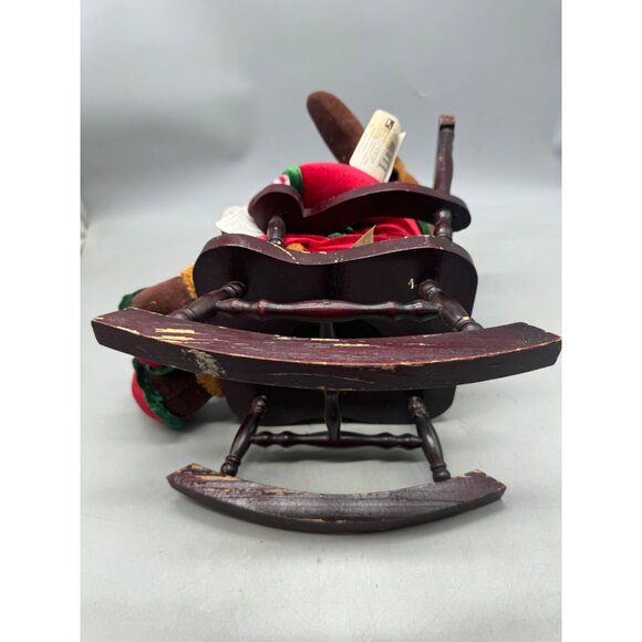 Grandma Got Run Over By A Reindeer Animated Rocking chair Moose Plush 14" READ - Picture 9 of 9